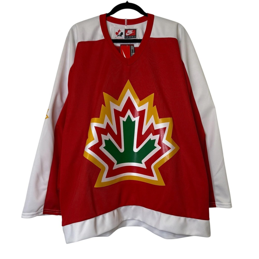 TEAM CANADA NIKE 1977 Vintage NHL Hockey IIHF Jersey Sports Olympics XL NWT